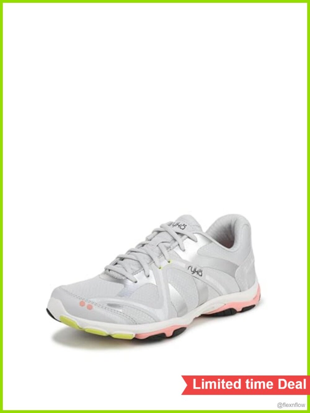 Ryka Influence Women's Cross Trainer Athletic Shoe Synthetic Lace-Up